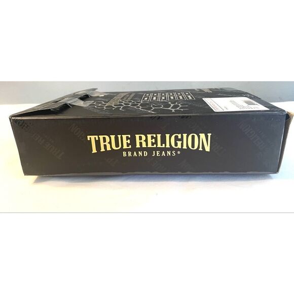 True Religion V-neck Black Tees 3+1 Limited Edition Size L 100% Cotton NIB - Picture 4 of 6